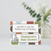 Goody Bag Topper Laguna Strand Schildpad Kikkervij Uitnodiging Briefkaart (Staand voorkant)