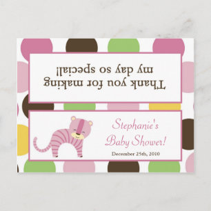 Goody Bag Topper Oerwoud Queen Tiger Safari Anima Uitnodiging Briefkaart