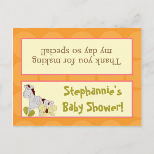 Goody Bag Topper Tropische Punch Meisje Oerwoud El Uitnodiging Briefkaart