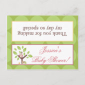 Goody Bag Toppers Liefde en Natuur Meisje Woodland Uitnodiging Briefkaart (Voorkant)