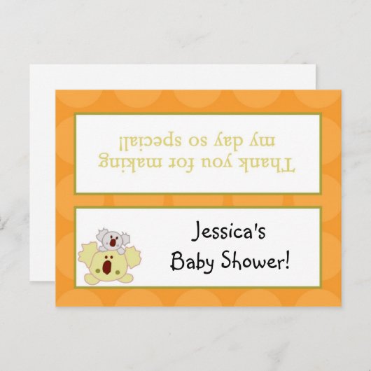 Goody Bag Toppers Tropische Punch Uitnodiging Briefkaart (Voorkant / Achterkant)