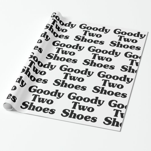 Goody Two Shoes Cadeaupapier (Uitgerold)