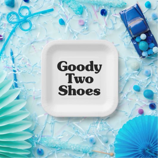 Goody Two Shoes Papieren Bordje (Feest)