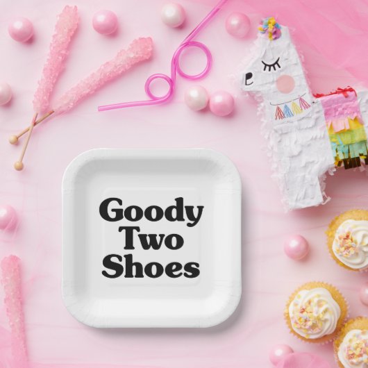 Goody Two Shoes Papieren Bordje (Feest)