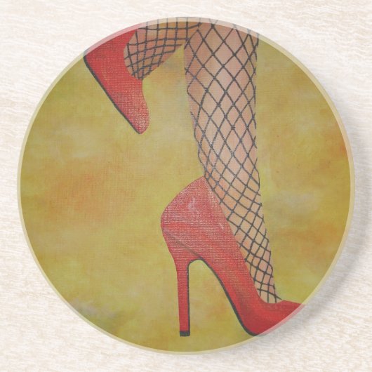 Goody Two Shoes Zandsteen Onderzetter (Voorkant)