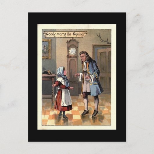 Goody waarschuwt het plein briefkaart (Voorkant)