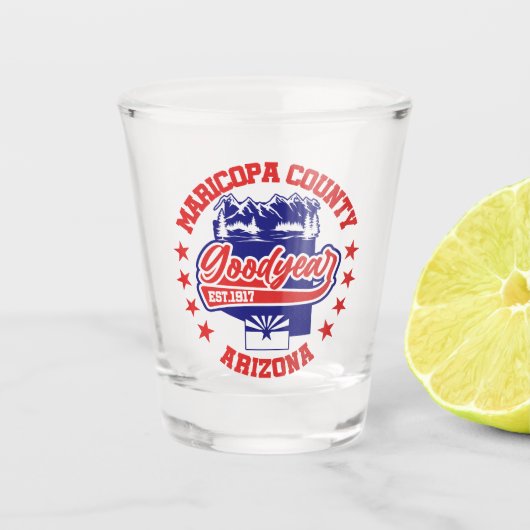 Goodyear, Arizona Shot Glas (Voorkant)