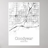 Goodyear Map - Arizona - City Map Poster (Voorkant)