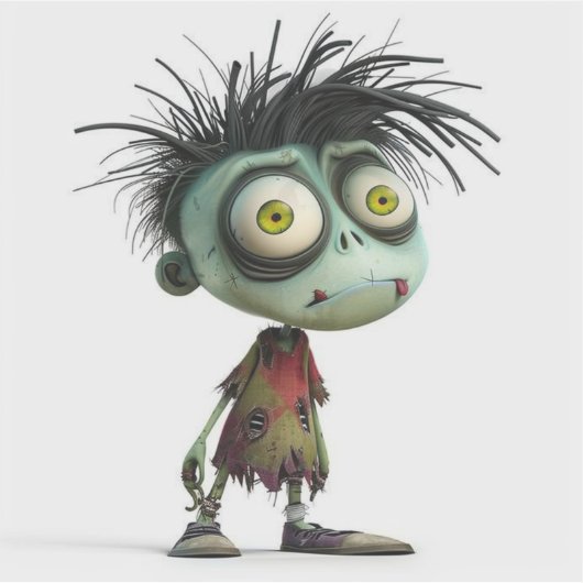 Gooey Max - Tongue-Out Terror Sticker (Voorkant)