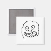 Goof Doodlenut beroemd gemaakt door Cussdum Design Magneet (Voorkant / Achterkant)