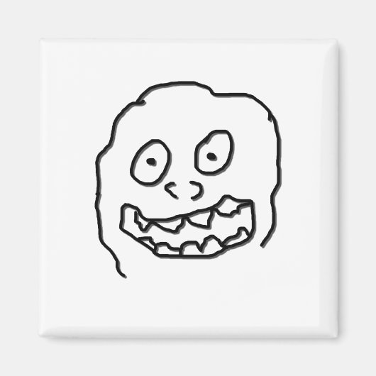 Goof Doodlenut beroemd gemaakt door Cussdum Design Magneet (Voorkant)