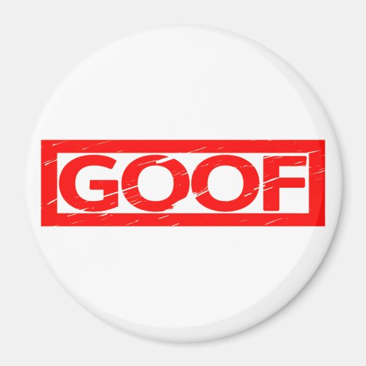 Goof Stamp Magneet (Voorkant)
