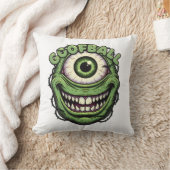 Goofball Monster Eye – Funny Creepy One-Eyed Carto Kussen (Deken)