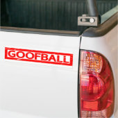 Goofball Stamp Bumpersticker (Op Truck)