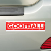 Goofball Stamp Bumpersticker (Op auto)