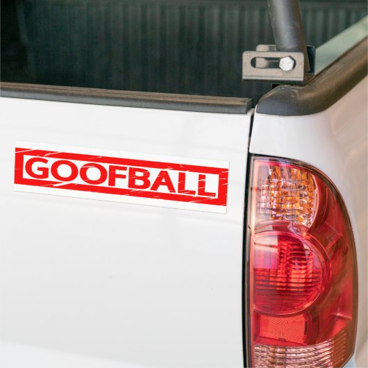 Goofball Stamp Bumpersticker (Op Truck)