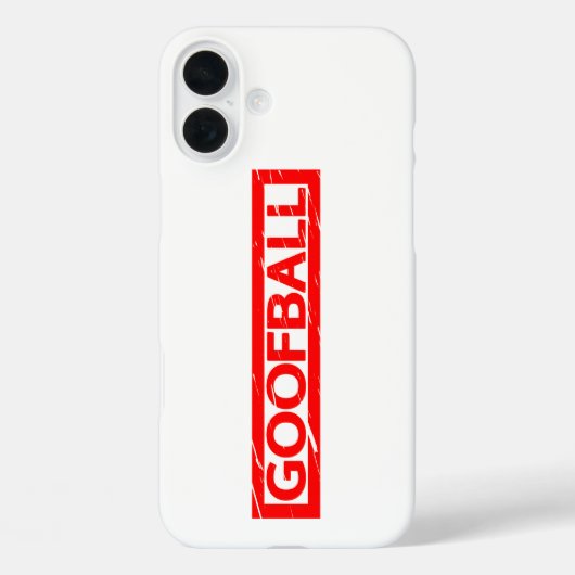 Goofball Stamp Case-Mate iPhone Case (Achterkant)