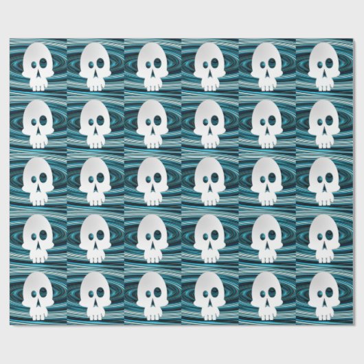 goofi skulls cadeaupapier (Vlak)