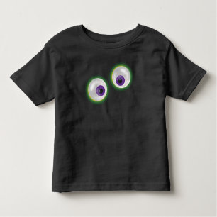 Goofy Cartoon Ghost Eyeballs Eyes Halloween Kinder Shirts