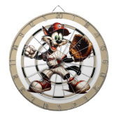 Goofy Cat Baseball Pitcher maakt een einde aan de  Dartbord (Voorkant)