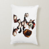 Goofy Cat honkbalwerper eindigt Accent Kussen (Achterkant (Verticaal))