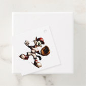 Goofy Cat honkbalwerper eindigt Bedankjes Labels (In situ)