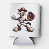 Goofy Cat honkbalwerper eindigt Blikjeskoeler (Voorkant)