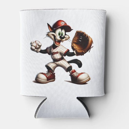 Goofy Cat honkbalwerper eindigt Blikjeskoeler (Voorkant)