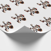 Goofy Cat honkbalwerper eindigt Cadeaupapier (Hoek)