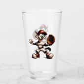 Goofy Cat honkbalwerper eindigt Glas (Voorkant)