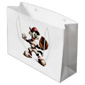 Goofy Cat honkbalwerper eindigt Groot Cadeauzakje (Achterkant Gekanteld)