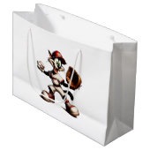 Goofy Cat honkbalwerper eindigt Groot Cadeauzakje (Voorkant Gekanteld)