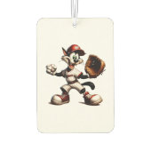 Goofy Cat honkbalwerper eindigt Luchtverfrisser (Achterkant)