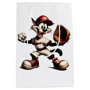 Goofy Cat honkbalwerper eindigt Medium Cadeauzakje