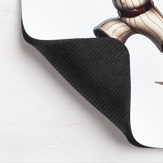 Goofy Cat honkbalwerper eindigt Muismat (Hoek)