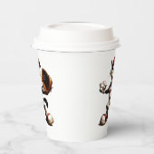 Goofy Cat honkbalwerper eindigt Papieren Bekers (Links)