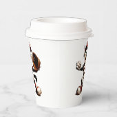 Goofy Cat honkbalwerper eindigt Papieren Bekers (Rechts)