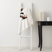 Goofy Cat honkbalwerper eindigt Sherpa Deken (In situ)