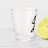 Goofy Cat honkbalwerper eindigt Shot Glas (Links)