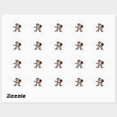 Goofy Cat honkbalwerper eindigt Ster Sticker (Vel)
