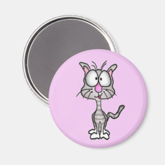 Goofy Cat Magnet (Voorkant / Achterkant)