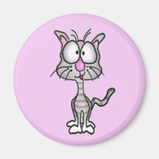 Goofy Cat Magnet (Voorkant)
