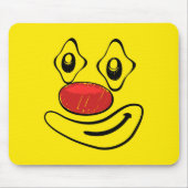 Goofy Clown Yellow Face Muismat (Voorkant)