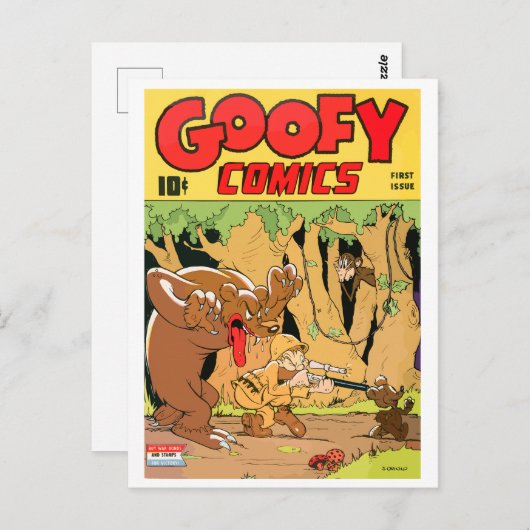 Goofy Comics, #1 Briefkaart (Voorkant / Achterkant)