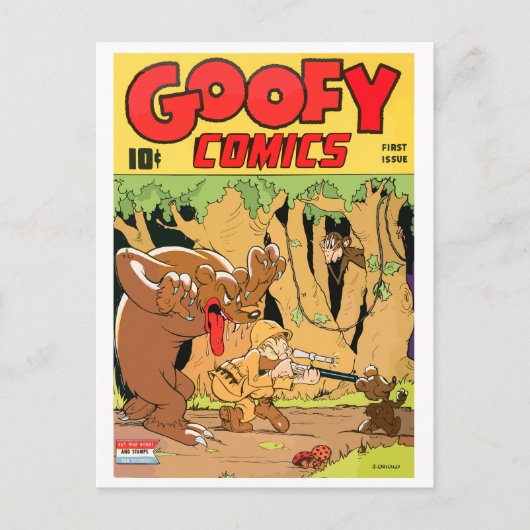 Goofy Comics, #1 Briefkaart (Voorkant)