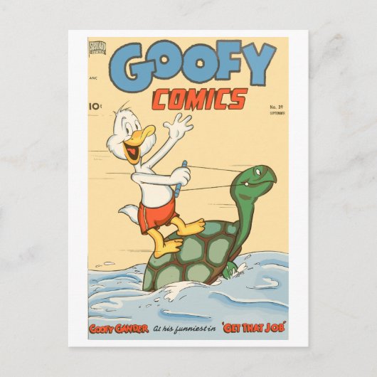 Goofy Comics #39 Briefkaart (Voorkant)