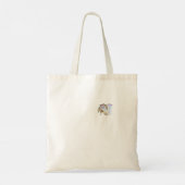 Goofy Dinosaur Triceratops Canvas tas (Achterkant)