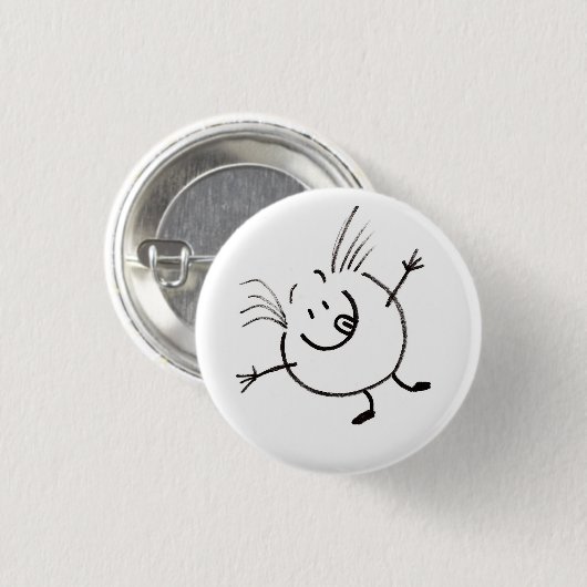 Goofy Doodle Guy Button (Voorkant /achterkant)