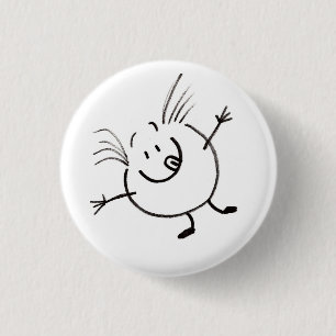 Goofy Doodle Guy Button