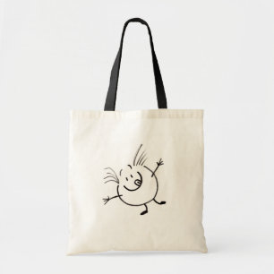 Goofy Doodle Guy Canvas tas